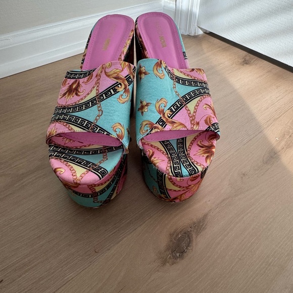 Fashion Nova Colorful Platform Heels - Picture 3 of 4